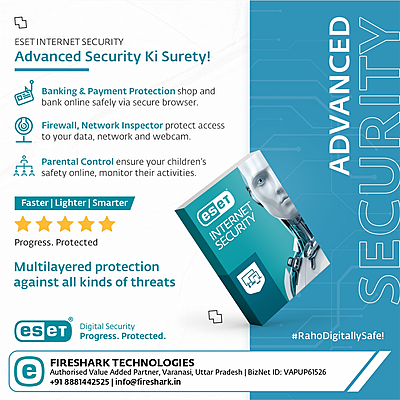 ESET Internet Security (Family Pack) 3 Users, 3 Year ESET Internet Security (Family Pack) 3 Users, 3 Year
